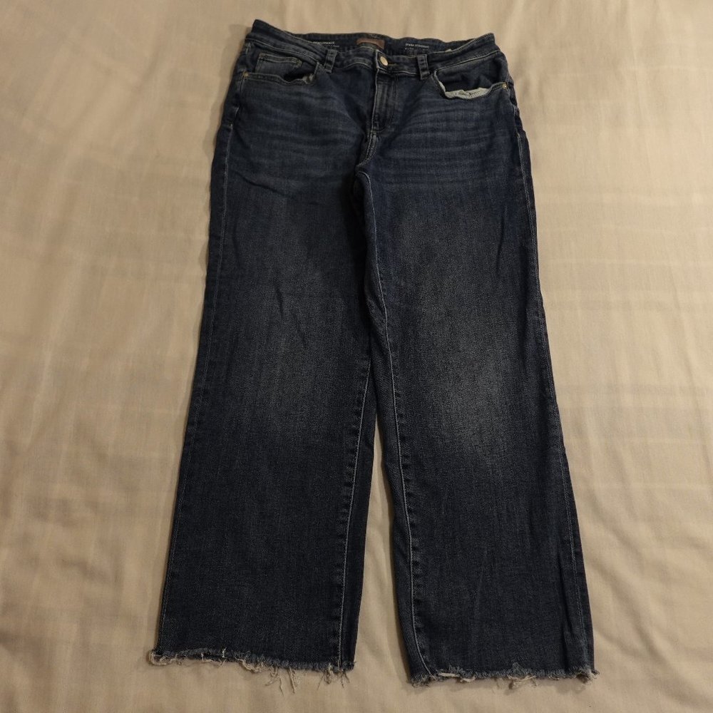 DL 1961 jeans Mara Straight Instasculpt ankle women's‎ 14W blue denim